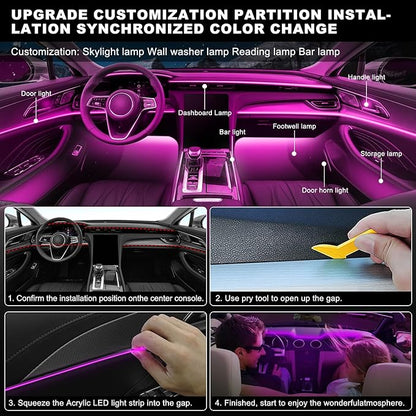 Acrylic Interior Car LED Strip Light - Image 5