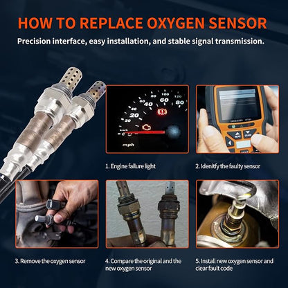 HiSport 250-241128 250-24491 O2 Oxygen Sensor Upstream and Downstream 4PCS - Image 4