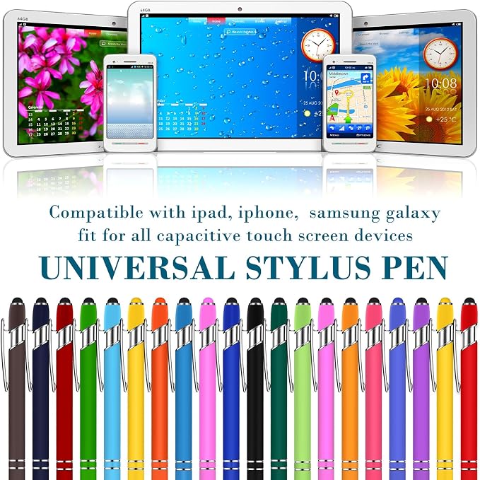 Konohan 100 Pieces Stylus Pen 2 in 1 Ballpoint Pen - Image 4