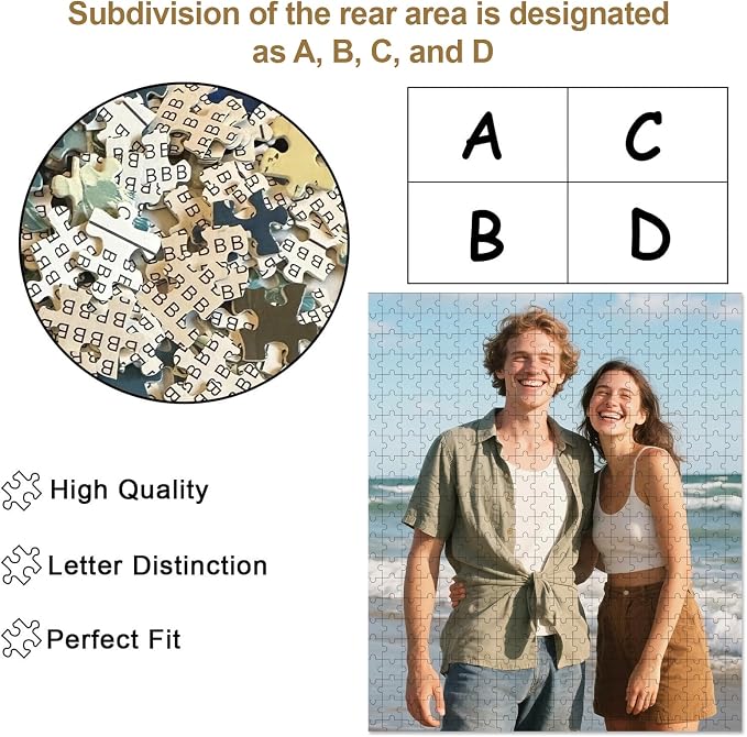 Personalized Photo Puzzle – Custom 500 Piece Jigsaw Puzzle from Your Picture – - Image 6