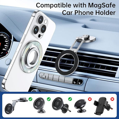 Syncwire Magnetic Phone Grip for MagSafe, Colorful Shell Magnetic Phone Ring - Image 8