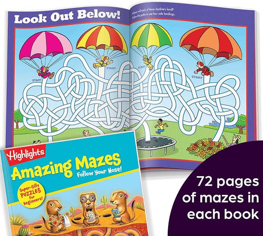 Highlights for Children Amazing Mazes Beginner Maze Books for Kids Ages 3-6 - Image 2