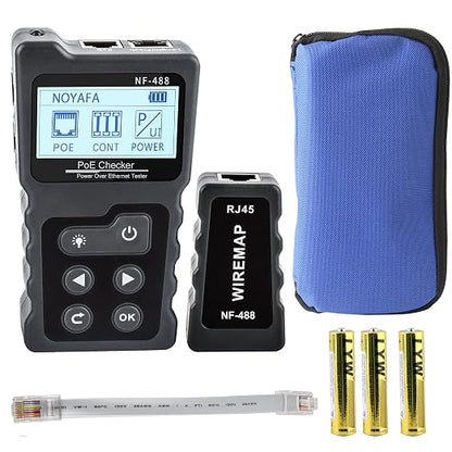 NOYAFA NF-488 POE Cable Tester for Power Over Ethernet, Network Cable - Image 6