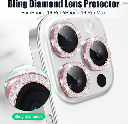AGVEE 3+3 6 Pack for iPhone 16 Pro 6.3" / 16 Pro Max 6.9" Camera Lens Cover - Image 4