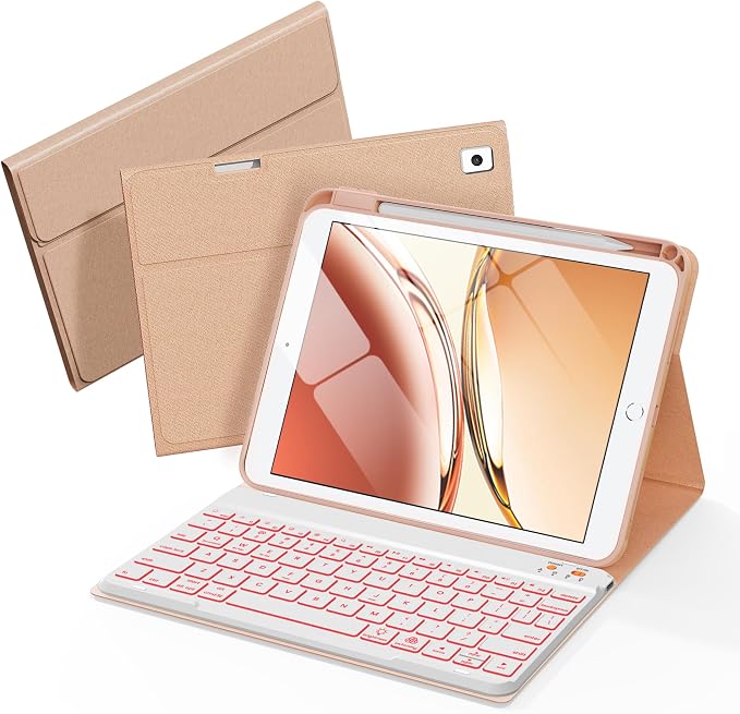 Keyboard Case for iPad 9th 8th 7th Generation Case 10.2" by Unknown