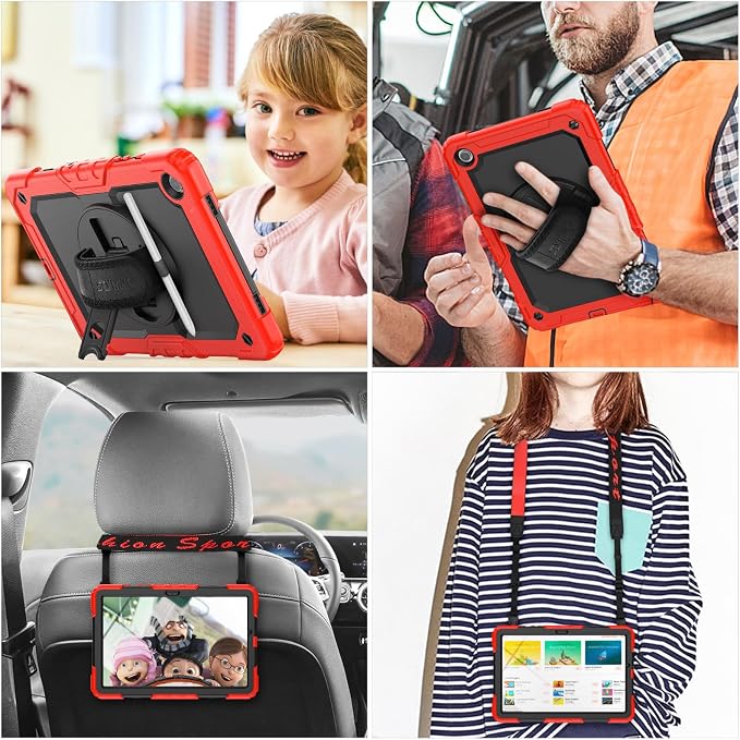 SEYMAC stock Case for Samsung Galaxy Tab A9+ Plus 11'', Full-Body Drop - Image 2