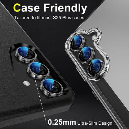 YWXTW Camera Lens Protector for Samsung Galaxy S25+ Plus Accessories 9H - Image 6