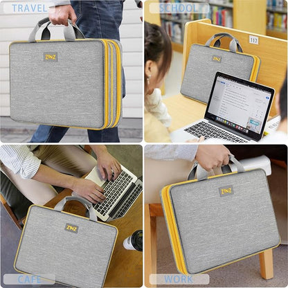 ZINZ Slim Expandable Laptop Case 15.6 Inch Sleeve Upgraded Protective Durable - Image 6