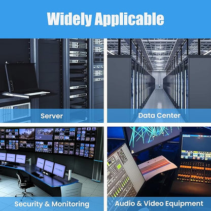RAISING ELECTRONICS 22U Wall Mount Network WiFi Server Cabinet Rack Enclosure - Image 6