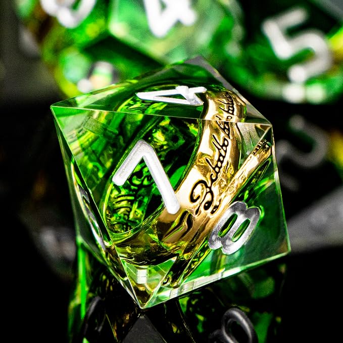 Magic Golden Ring DND Dice Set - Image 4