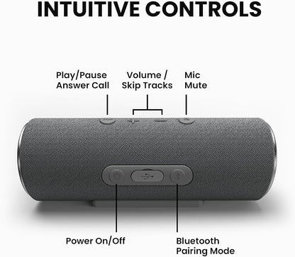 Cleer Scene Wireless Bluetooth Speaker, Stereo Wireless Pairing, Waterproof IPX7 - Image 2