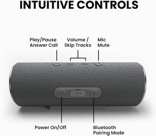 Cleer Scene Wireless Bluetooth Speaker, Stereo Wireless Pairing, Waterproof IPX7 - Image 2