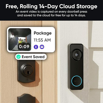 Wyze Battery Video Doorbell Wireless Camera, 1536x1536 HD+ - Image 12