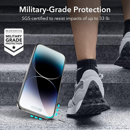 ESR for iPhone 14 Pro Max Screen Protector Set, 3 Tempered-Glass Screen - Image 2