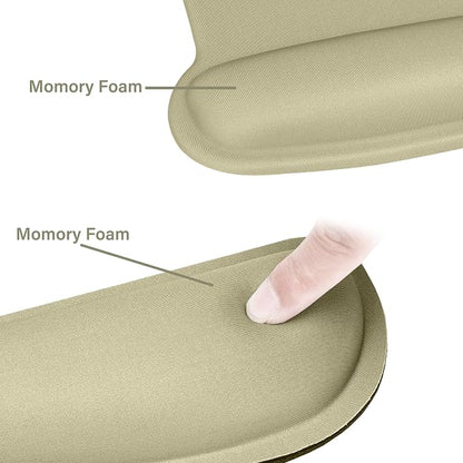 MOSISO Wrist Rest Support for Mouse Pad & Keyboard Set, Ergonomic Mousepad - Image 4
