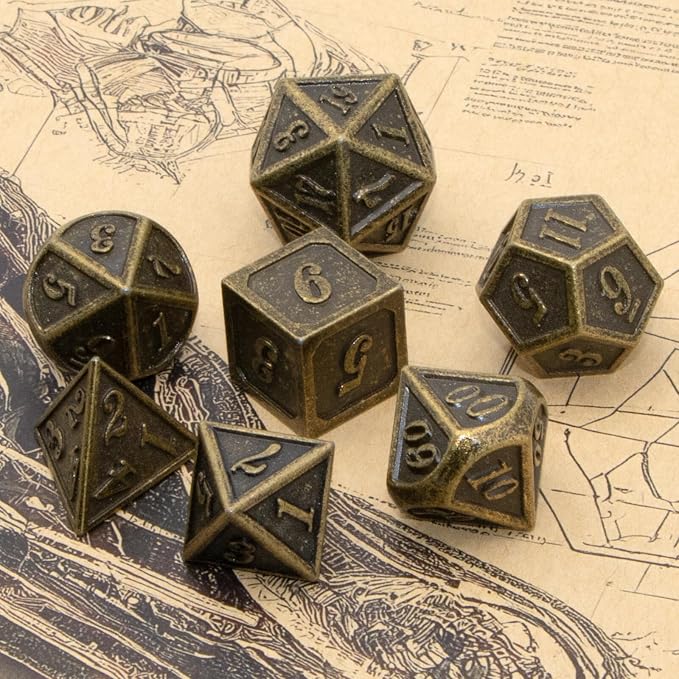 Metal Dice Set, HNCCESG Polyhedral D&D Dice - Image 9