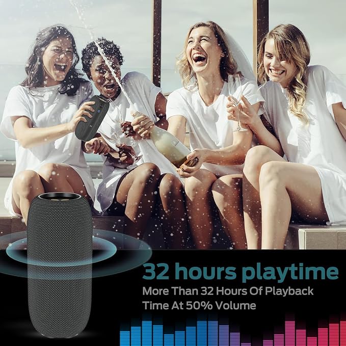 Monster S320 Portable Bluetooth Speaker, 360°Stereo Surround Sound Effect - Image 5