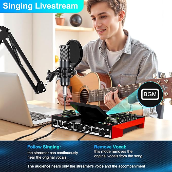 Podcast Equipment Bundle with 3.5mm Condenser Microphone - Image 6