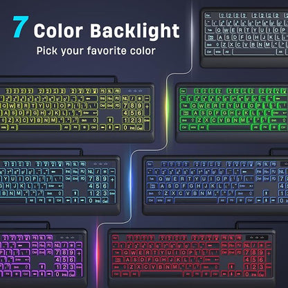 Large Print Keyboard - Image 2