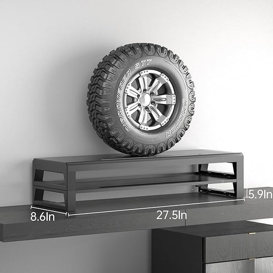 2-Tier Metal Computer monitor stand Laptop Desk Shelf & Monitor Riser ，27.55 - Image 2