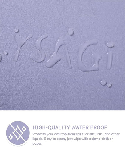 YSAGi Non-Slip Leather Desk Pad XL Size, Waterproof Laptop Computer Desk - Image 4