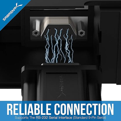 SABRENT USB 2.0 to Serial DB-9 RS-232 Adapter Cable 6ft Cable - Image 5