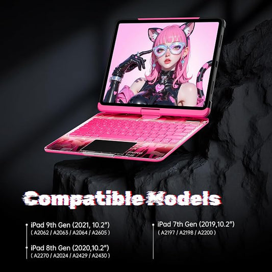 KITONE Transparent Case with Wireless Keyboard - Image 2