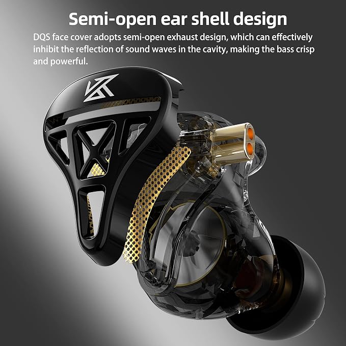 KZ DQS 1DD Earphones Wired in-Ear Headphones - Image 5