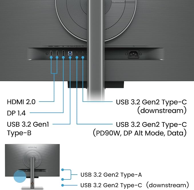 BenQ RD320U 32” 4K 3840x2160 Programming Monitor - Image 3