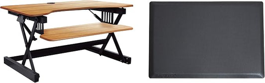 Rocelco 40" Large Height Adjustable Standing Desk Converter by Rocelco