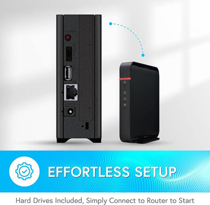 BUFFALO LinkStation 210 6TB 1-Bay NAS Network Attached Storage - Image 4