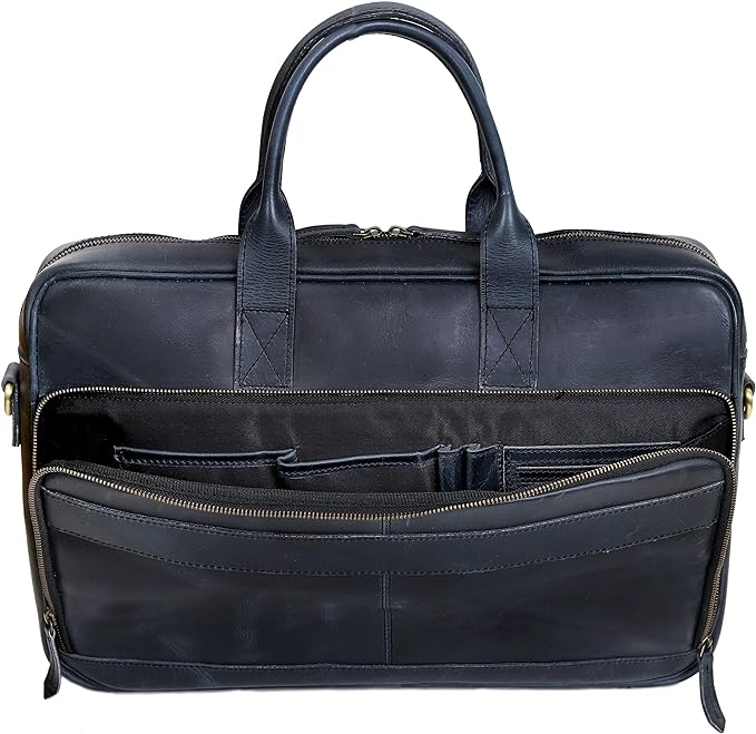 VC VINTAGE COUTURE Leather briefcase bag - Image 6