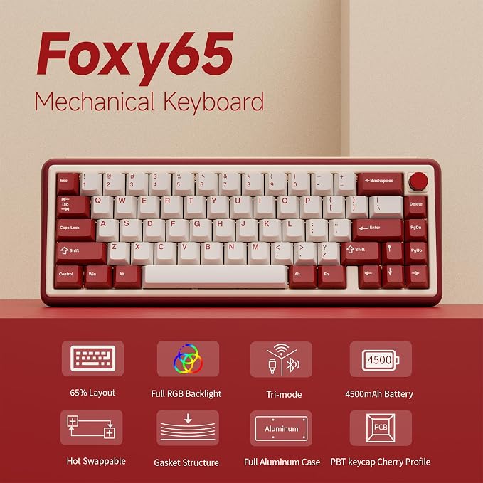 Chilkey Foxy65 Mechanical Keyboard - Image 5