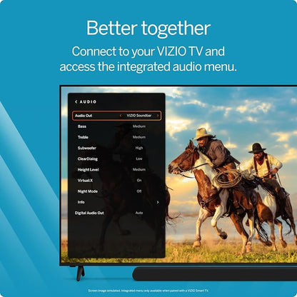 VIZIO 2.1 Soundbar, Wireless Subwoofer w/Dolby Atmos & DTS:X, QuickFit™ - Image 13