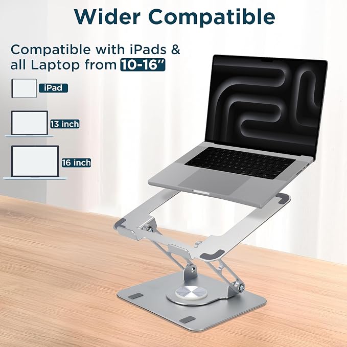 Uncaged Ergonomics Swivel Laptop Stand - Image 6