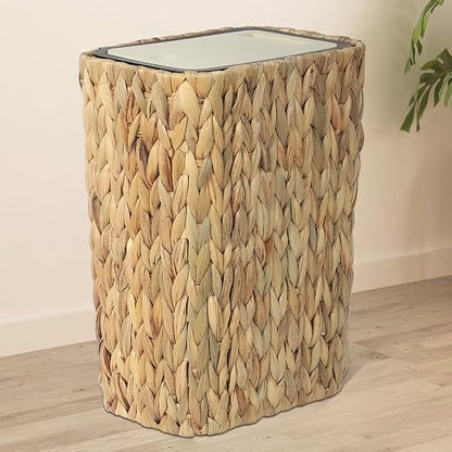 Trongee Boho Trash Can with Lid by Trongee