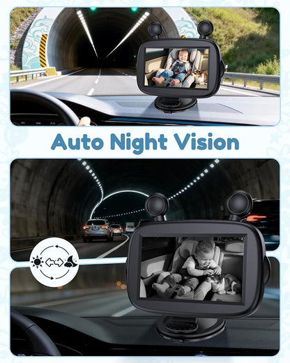 HD 1080P Day & Night Vision Car Seat Camera - Image 3