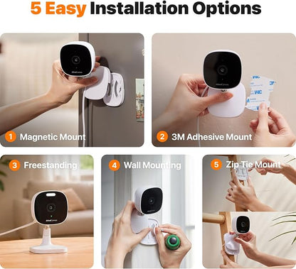 AlfredCam Plus 2 Smart Home Security Camera 2.5K, WiFi 2.4 & 5GHz, - Image 9