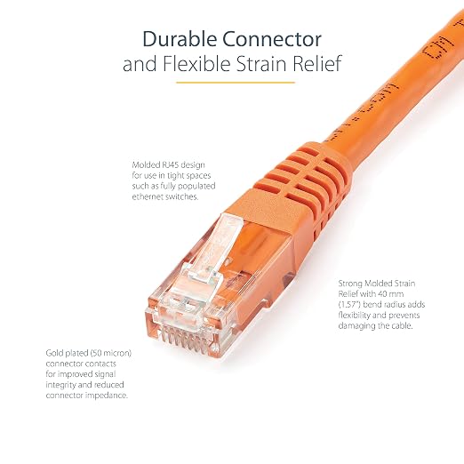 StarTech 6ft CAT6 Ethernet Cable - Image 3