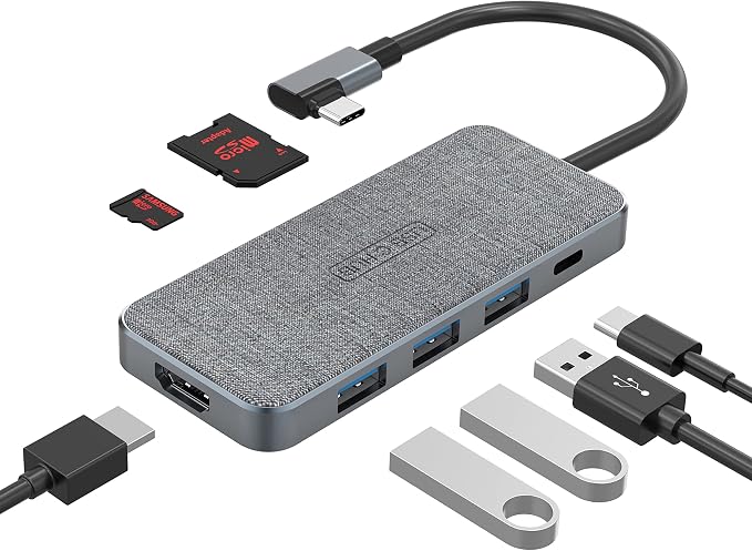 USB C Hub, ZSIMC 7-in-1 Docking Station Multiport Adapter - Image 9