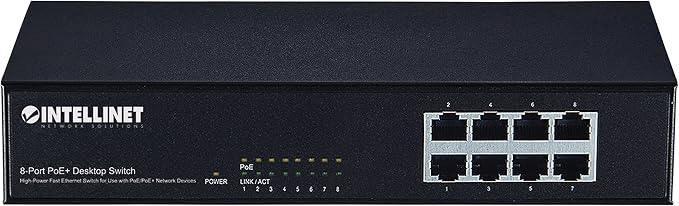 Intellinet 8-Port PoE+ Desktop Switch - Image 3