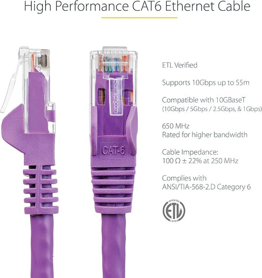 StarTech 50ft CAT6 Ethernet Cable - Image 2