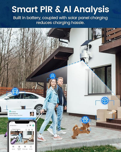 Armorcope Solar Security Cameras Wireless Outdoor, 360° View Battery Powered - Image 8
