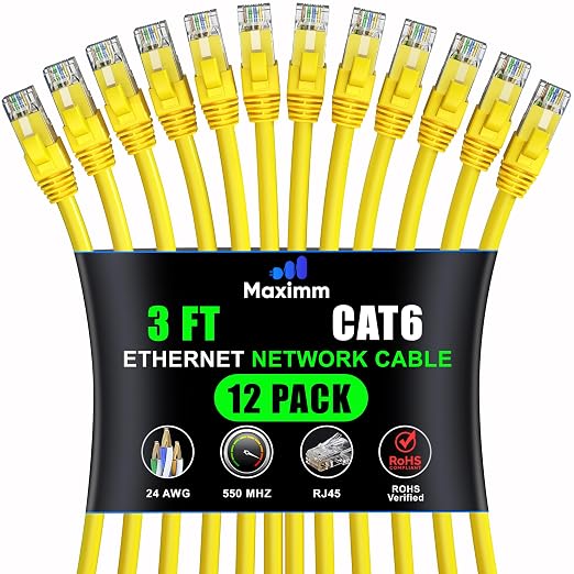 Maximm Cat 6 Ethernet Cable by MaximmCable