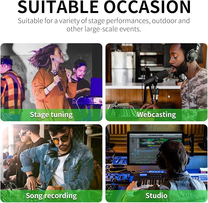 XTUGA 6 Channel Audio Mixer Sound Board Mixing Console, Audio Interface PC USB - Image 9
