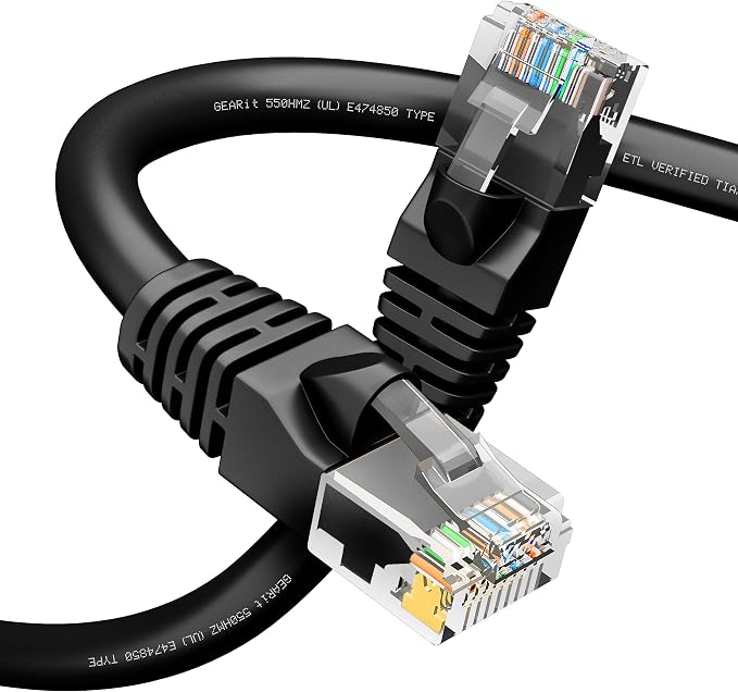GEARit Cat 6 Ethernet Cable Cat6 Network Patch, Snagless Cord, Internet by GEARit