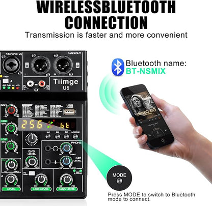 Professional 6-Channel Audio Mixer - Image 4