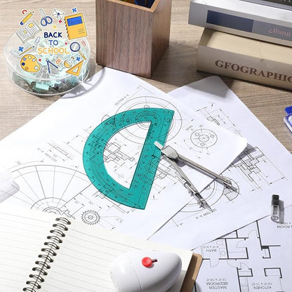 EBOOT Student Geometry Math Set, Drawing Compass and 6 Inch Swing Arm - Image 6