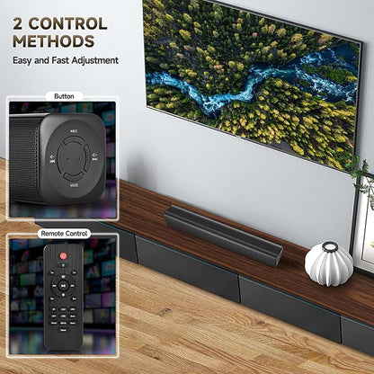 Sound Bar Speakers Bluetooth Wireless, TV Speakers Sound Bar Subwoofer - Image 7