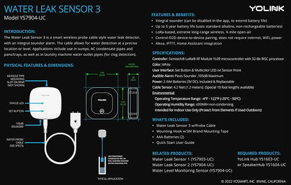 YoLink Water Level Monitoring Sensor, Well Water Level, Water Tank Fish Tank - Image 8